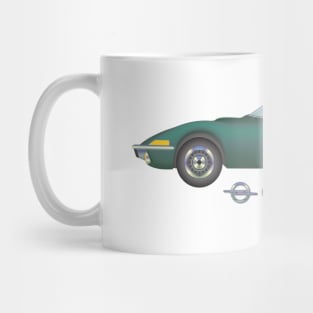 Opel GT, green Mug